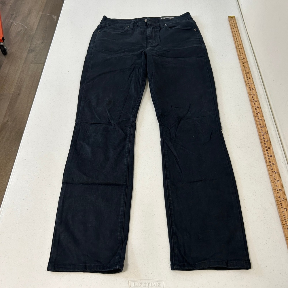 Aviator USA Womens Straight Fit Black Performance Denim Jeans 29x27